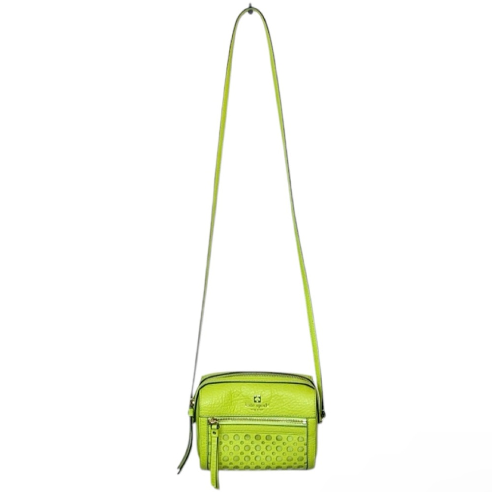 NWOT Kate Spade Green Leather Crossbody Bag